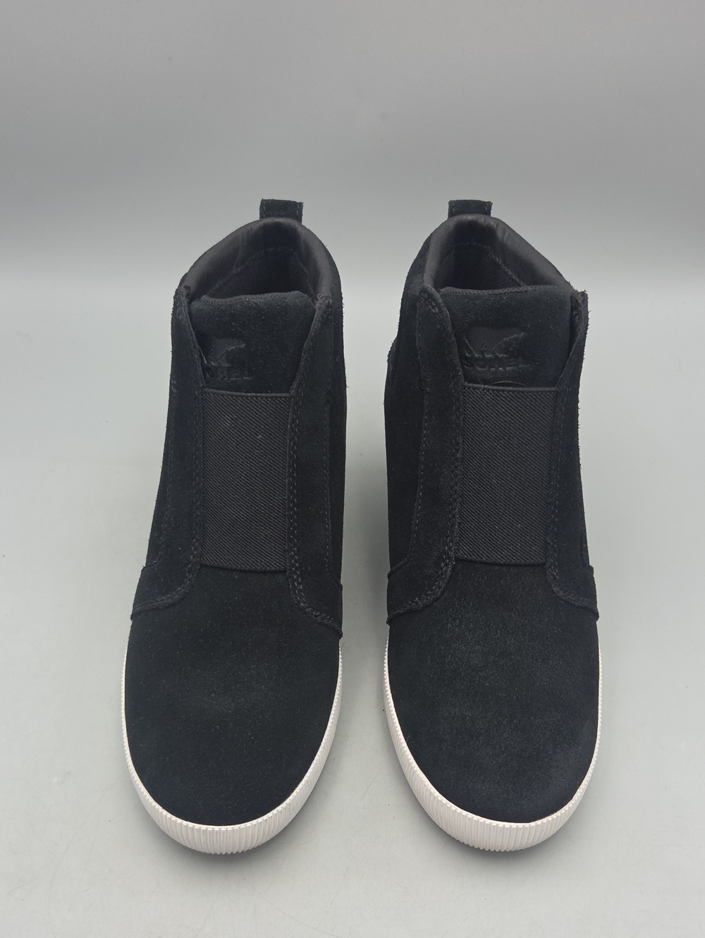 Sorel Out 'N About Wedge boots Black Suede Women Booties Women 8